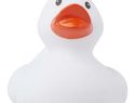 Quack gadżet antystresowy w kształcie kaczki, biały