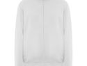 Ulan bluza unisex z zamkiem błyskawicznym na całej długości, biały