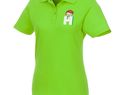 Helios - koszulka damska polo z krótkim rękawem, zielone jabłuszko