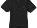 Damski T-shirt organiczny Kawartha z krótkim rękawem, czarny