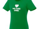 T-shirt damski z krótkim rękawem Heros, zielona paproć