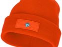 Czapka typu beanie Boreas z naszywką, pomarańczowy