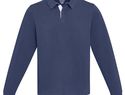 Clyde bluza polo do rugby unisex, granatowy