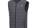 Caltha men's insulated down bodywarmer, szary sztormowy