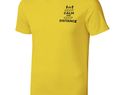 Męski t-shirt Nanaimo z krótkim rękawem, żółty