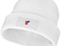 Czapka typu beanie Boreas z naszywką, biały