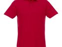 Helios - koszulka męska polo z krótkim rękawem, czerwony