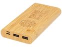 Powerbank Tulda o pojemności 10,000 mAh wykonany z bambusa, naturalny