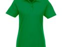 Helios - koszulka damska polo z krótkim rękawem, zielona paproć