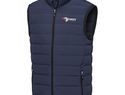 Caltha men's insulated down bodywarmer, granatowy