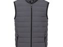 Caltha men's insulated down bodywarmer, szary sztormowy