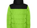 Tallin ocieplana kurtka unisex, limonka / czarny