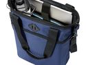 Repreve® Ocean torba z długimi uchwytami na laptopa 15 cali o pojemności 12 l z plastiku PET z recyklingu z certyfikatem GRS, granatowy