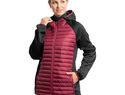 Minsk hybrydowa ocieplana kurtka unisex, czarny / czarny melanż