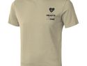 Męski t-shirt Nanaimo z krótkim rękawem, khaki