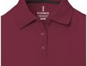 Damskie polo Calgary z krótkim rękawem, bordo
