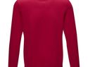 Męska organiczna bluza Jasper wykonana z recyclingu i posiadająca certyfikat GOTS, czerwony