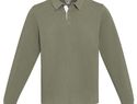 Clyde bluza polo do rugby unisex, zielony