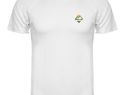 Montecarlo sportowa koszulka dziecięca z krótkim rękawem, biały