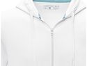 Ruby men’s organic recycled full zip hoodie, biały