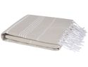 Anna bawełniany ręcznik hammam o gramaturze 150 g/m² i wymiarach 100 x 180 cm, beżowy