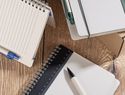 Notes z linjką i długopisem REGALI