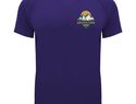 Bahrain sportowa koszulka męska z krótkim rękawem, mauve