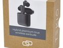 Hybrid słuchawki douszne premium True Wireless, czarny