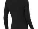 Ponoka long sleeve women's organic t-shirt, czarny