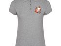 Star koszulka damska polo z krótkim rękawem, marl grey