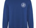 Batian bluza unisex z okrągłym dekoltem, błękit królewski
