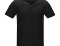 Męska organiczna koszulka polo Graphite, czarny