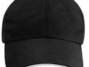 Morion dwukolorowa 6 panelowa czapka GRS z recyklingu o młodzieżowym kroju, czarny