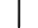 Długopis Dax z gumowym rysikiem, czarny / różowy