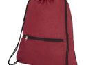 Składany plecak Hoss ściągany sznurkiem, heather dark red