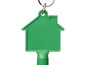 Klucz do skrzynki licznika w kształcie domku Maximilian z brelokiem, zielony