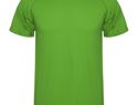Montecarlo sportowa koszulka dziecięca z krótkim rękawem, green fern