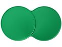 Podkładka podwójna wykonana z tworzywa sztucznego Sidekick, zielony