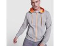 Fuji bluza unisex, melanż szary