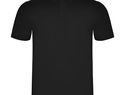 Austral koszulka polo unisex z krótkim rękawem, czarny