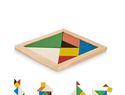 TANGRAM - Drewniane puzzle Tangram