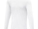 Ponoka long sleeve men's organic t-shirt, biały
