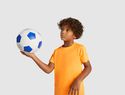 Imola sportowa koszulka dziecięca z krótkim rękawem, fluor coral