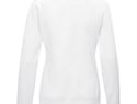 Jasper women’s organic recycled crewneck sweater, biały