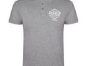 Star koszulka męska polo z krótkim rękawem, marl grey