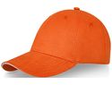 6-panelowa czapka baseballowa Darton, pomarańczowy