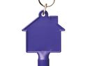 Klucz do skrzynki licznika w kształcie domku Maximilian z brelokiem, fioletowy