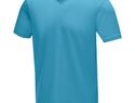 Męski T-shirt organiczny Kawartha z krótkim rękawem, niebieski nxt