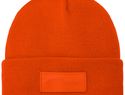 Czapka typu beanie Boreas z naszywką, pomarańczowy