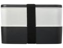 MIYO Renew dwuczęściowy lunchbox, gratnitowy / kość słoniowa / czarny